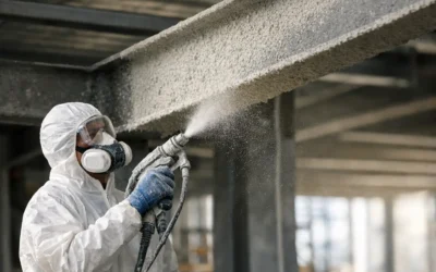 How Does Spray Fireproofing Work on Steel?
