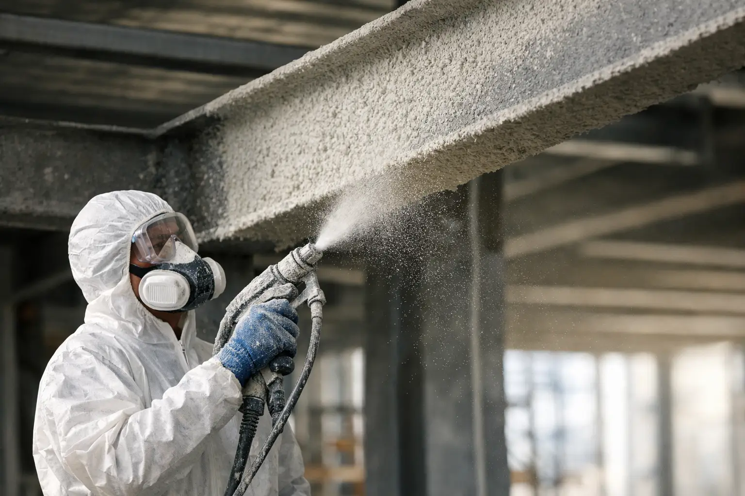 How Does Spray Fireproofing Work on Steel?