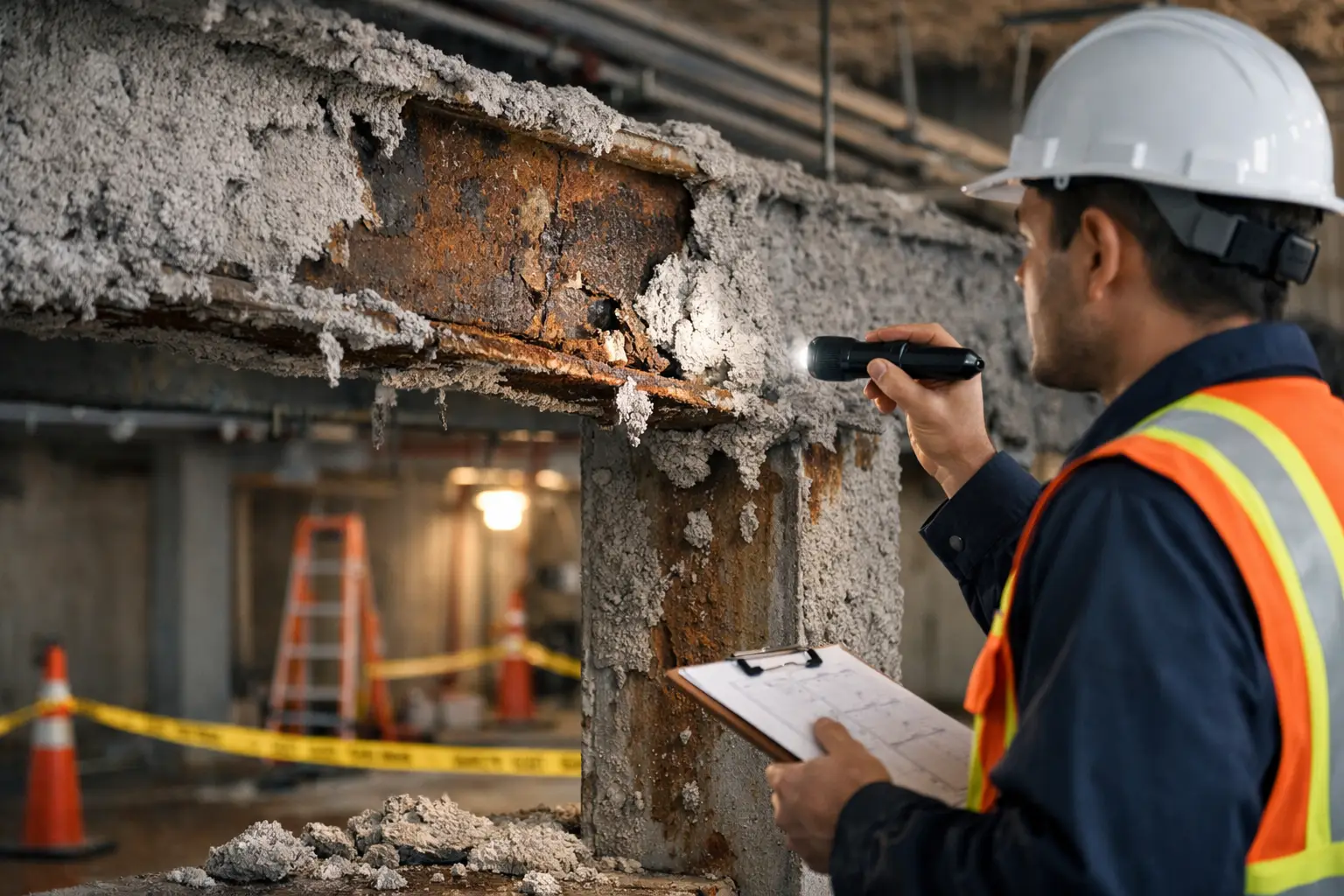 Fireproofing Remediation After Failed Inspection